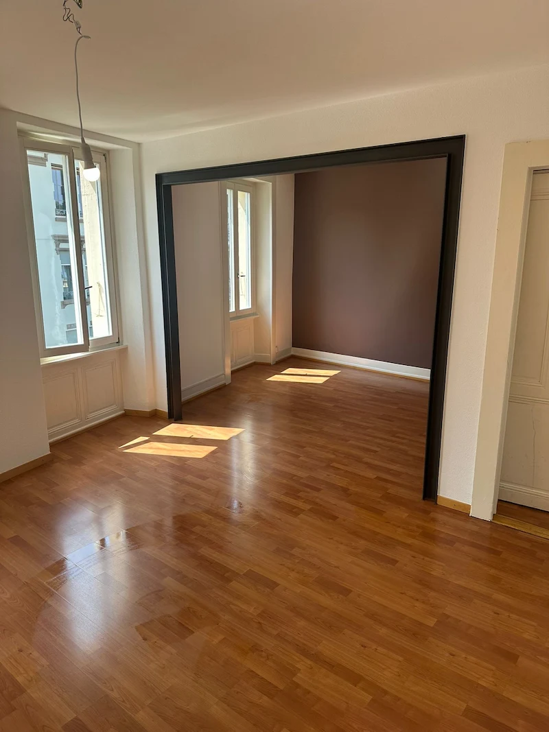 Appartement après nettoyage