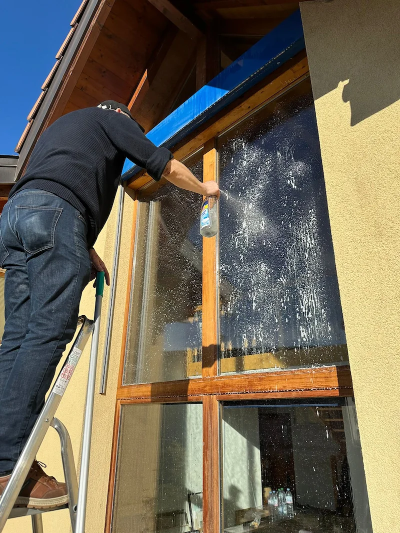 nettoyage de vitres immeuble